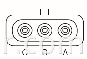 AS234 Map Sensor for Saab 9-3 900 9000 9132374 6582335 92VB9F479AA 16153989 16172899 6PP 009 400-001 AS234 12223851